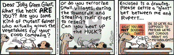 DeFlocked on Tuesday July 23, 2013 Comic Strip