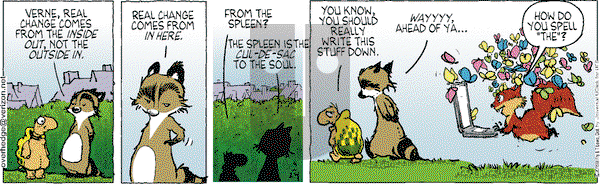 Over the Hedge on Friday April 24, 2015 Comic Strip