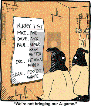 In the Bleachers on Friday February 28, 2020 Comic Strip