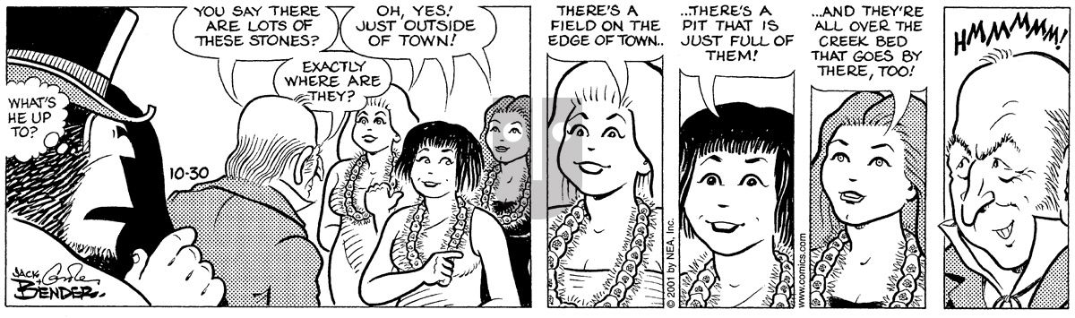 Alley Oop - Tuesday October 30, 2001 Comic Strip