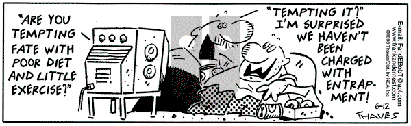 Frank and Ernest on Friday June 12, 1998 Comic Strip