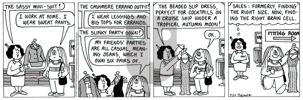 Cathy Classics on Sunday April 26, 1998 Comic Strip