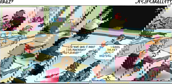 Frazz on Sunday May 1, 2005 Comic Strip