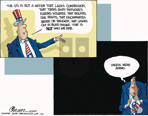 Stuart Carlson on Tuesday November 24, 2015 Comic Strip