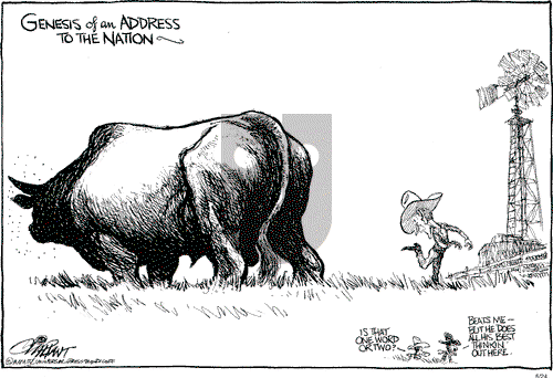 Pat Oliphant on Monday May 24, 2004 Comic Strip