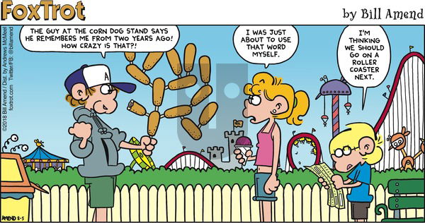 FoxTrot on Sunday August 5, 2018 Comic Strip