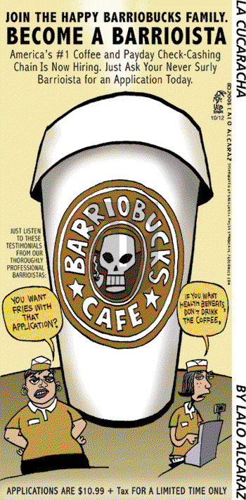 La Cucaracha on Sunday October 12, 2008 Comic Strip
