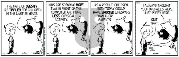 Cow and Boy Classics on Wednesday June 14, 2006 Comic Strip