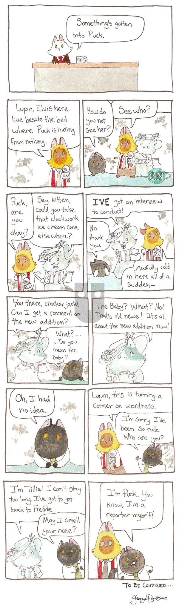 Breaking Cat News on Thursday January 19, 2017 Comic Strip