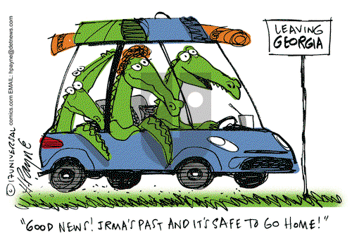 Henry Payne on Wednesday September 13, 2017 Comic Strip