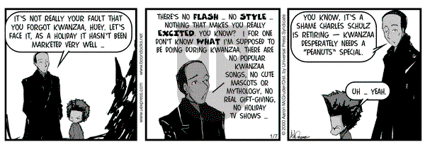The Boondocks - Friday January 7, 2000 Comic Strip