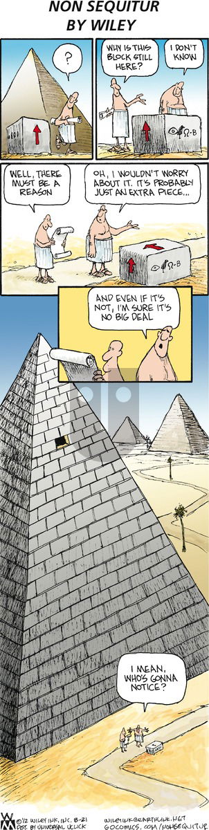 Non Sequitur on Sunday August 21, 2016 Comic Strip