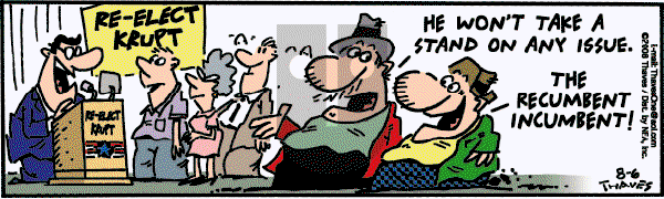 Frank and Ernest - Wednesday August 6, 2008 Comic Strip