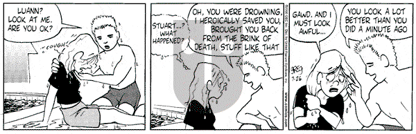 Luann on Wednesday July 26, 2000 Comic Strip