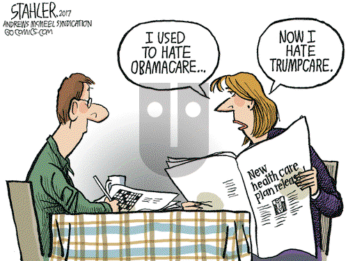 Jeff Stahler on Wednesday March 8, 2017 Comic Strip