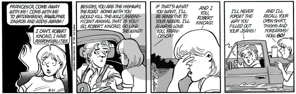 Doonesbury on Saturday August 21, 1993 Comic Strip