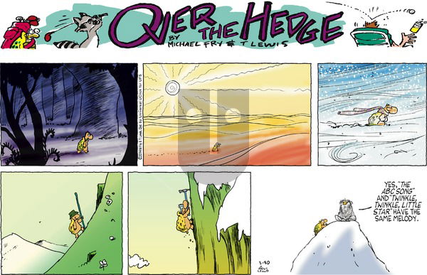 Over the Hedge on Sunday March 30, 2014 Comic Strip