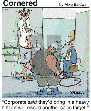 Cornered on Thursday May 9, 2019 Comic Strip