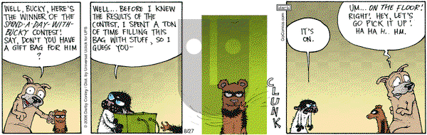 Get Fuzzy on Wednesday August 27, 2014 Comic Strip