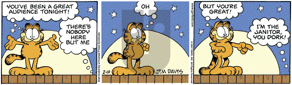 Garfield on Saturday February 10, 2007 Comic Strip