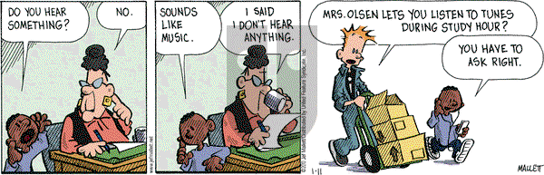 Frazz on Monday January 11, 2010 Comic Strip