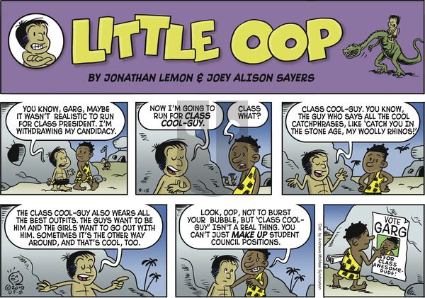 Alley Oop on Sunday September 15, 2019 Comic Strip