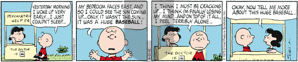 Peanuts on Tuesday June 12, 2001 Comic Strip
