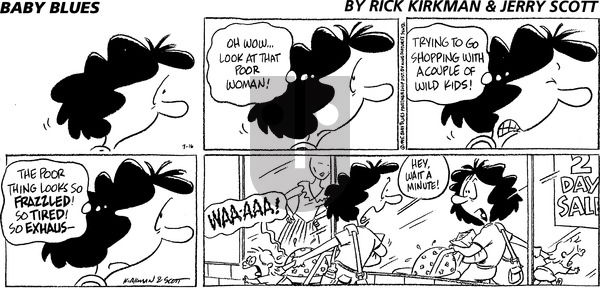 Baby Blues on Sunday July 16, 1995 Comic Strip