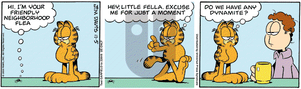 Garfield on Wednesday November 5, 2008 Comic Strip