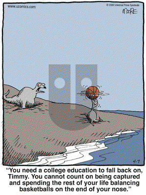 In the Bleachers on Friday April 7, 2006 Comic Strip