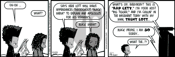 The Boondocks on Monday July 26, 2010 Comic Strip