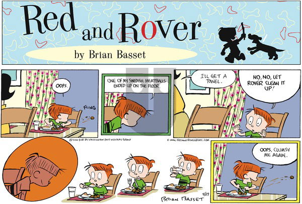 Red and Rover on Sunday April 29, 2001 Comic Strip