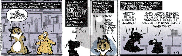 Over the Hedge on Saturday February 7, 2015 Comic Strip