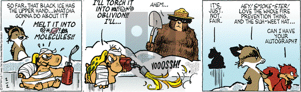 Over the Hedge on Thursday February 2, 2017 Comic Strip