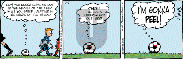 Cleats - Monday July 7, 2008 Comic Strip