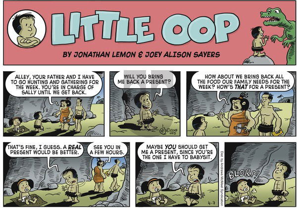 Alley Oop on Sunday April 7, 2019 Comic Strip