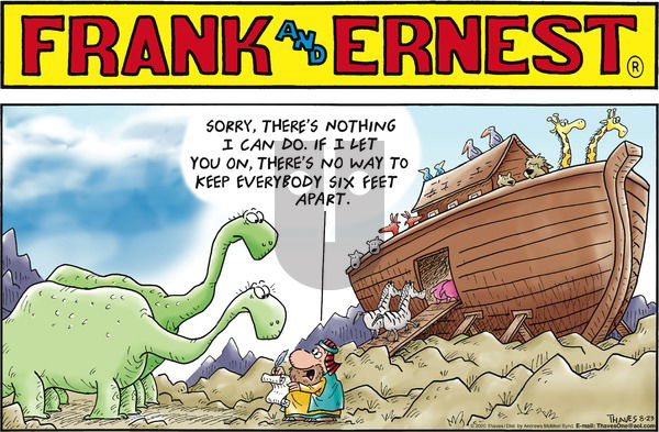Frank and Ernest on Sunday August 23, 2020 Comic Strip