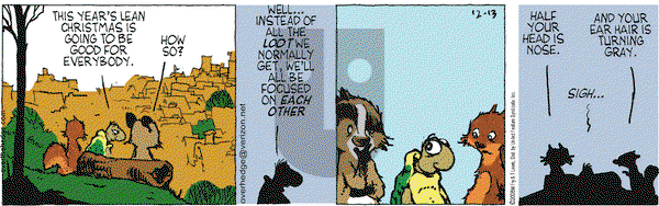 Over the Hedge - Saturday December 13, 2008 Comic Strip