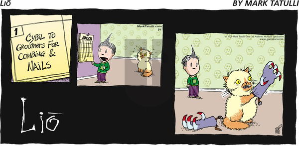 Lio on Sunday March 1, 2020 Comic Strip