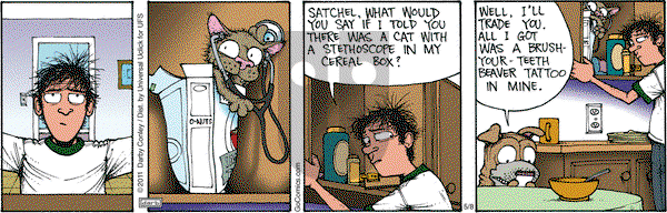 Get Fuzzy on Wednesday May 8, 2013 Comic Strip