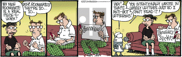 Monty on Thursday September 30, 2021 Comic Strip