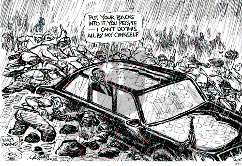 Pat Oliphant on Tuesday September 11, 2012 Comic Strip