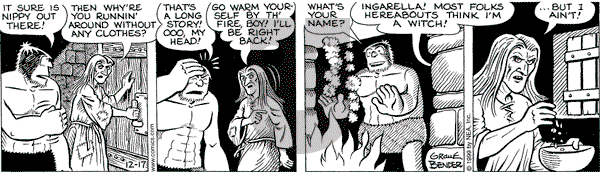 Alley Oop on Friday December 17, 1999 Comic Strip