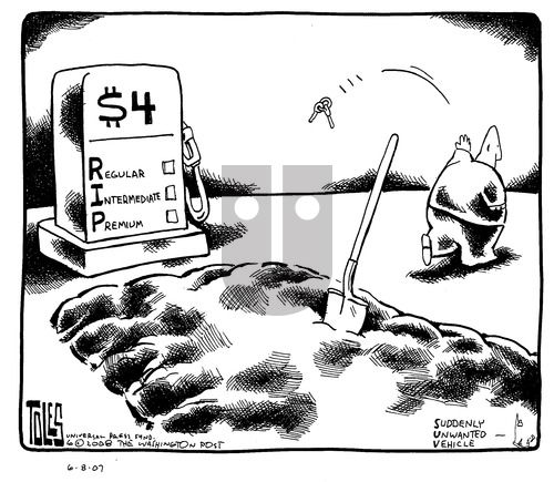 Tom Toles on Sunday June 8, 2008 Comic Strip