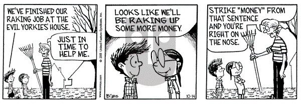 Grand Avenue on Saturday October 14, 2006 Comic Strip