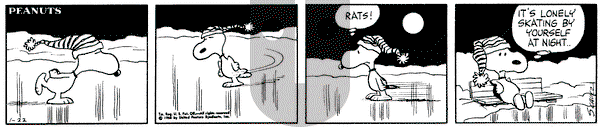 Peanuts on Friday January 22, 1965 Comic Strip