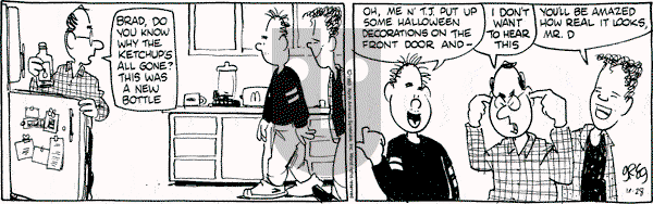 Luann on Thursday October 28, 1993 Comic Strip