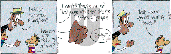 The Knight Life on Thursday November 13, 2014 Comic Strip