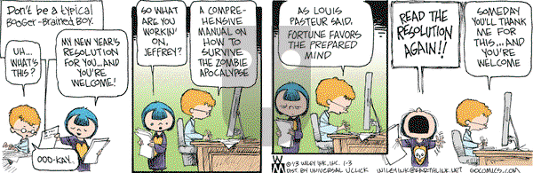 Non Sequitur on Thursday January 3, 2013 Comic Strip