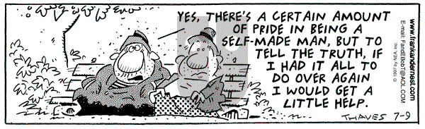 Frank and Ernest on Wednesday July 9, 1997 Comic Strip